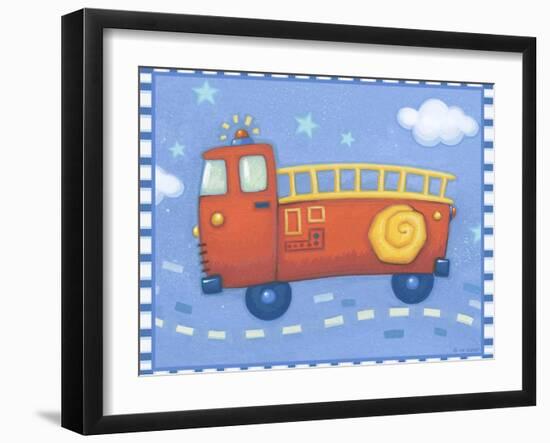 Fire Truck-Viv Eisner-Framed Art Print