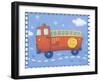 Fire Truck-Viv Eisner-Framed Art Print