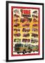 Fire Trucks for Kids-null-Framed Art Print