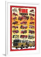 Fire Trucks for Kids-null-Framed Art Print