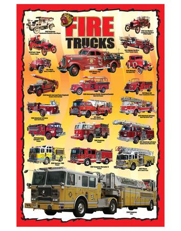 'Fire Trucks for Kids' Prints | AllPosters.com