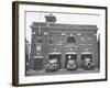 Fire Trucks Sitting Ready to Go at a Firehouse-Hansel Mieth-Framed Photographic Print