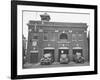 Fire Trucks Sitting Ready to Go at a Firehouse-Hansel Mieth-Framed Photographic Print