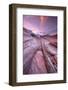 Fire Wave at sunset, Valley of Fire State Park, Nevada, United States of America, North America-Alan Novelli-Framed Photographic Print