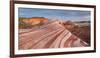 Fire Wave, Sandstone, Valley of Fire State Park, Nevada, Usa-Rainer Mirau-Framed Photographic Print