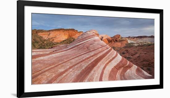 Fire Wave, Sandstone, Valley of Fire State Park, Nevada, Usa-Rainer Mirau-Framed Photographic Print