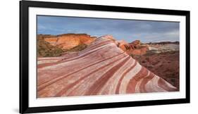 Fire Wave, Sandstone, Valley of Fire State Park, Nevada, Usa-Rainer Mirau-Framed Photographic Print