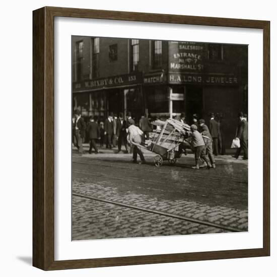 Fire Wood Pickers-Lewis Wickes Hine-Framed Photo