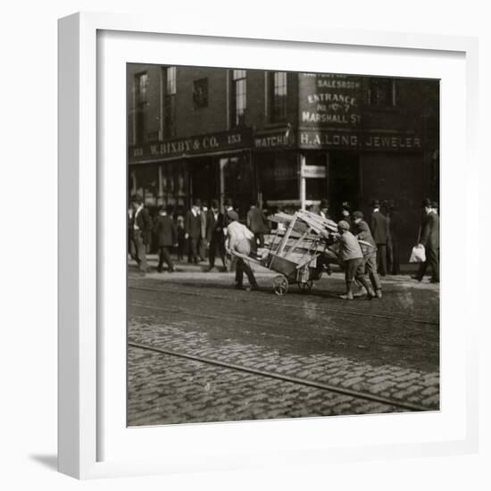 Fire Wood Pickers-Lewis Wickes Hine-Framed Photo