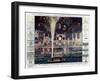 Fire-workes and Illuminations at his Grace the Duke of Richmond's at White-hall and River Thames-null-Framed Giclee Print