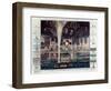 Fire-workes and Illuminations at his Grace the Duke of Richmond's at White-hall and River Thames-null-Framed Giclee Print