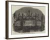 Fire Works, Market Place, Buckingham-null-Framed Giclee Print