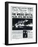 Fire Wrecks Crystal Palace: Royal Duke Watches-null-Framed Photographic Print