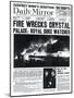 Fire Wrecks Crystal Palace: Royal Duke Watches-null-Mounted Photographic Print