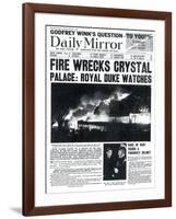 Fire Wrecks Crystal Palace: Royal Duke Watches-null-Framed Photographic Print