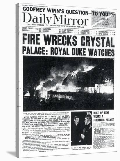 Fire Wrecks Crystal Palace: Royal Duke Watches-null-Stretched Canvas