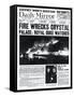 Fire Wrecks Crystal Palace: Royal Duke Watches-null-Framed Stretched Canvas