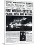 Fire Wrecks Crystal Palace: Royal Duke Watches-null-Mounted Photographic Print