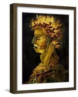 Fire-Giuseppe Arcimboldo-Framed Art Print