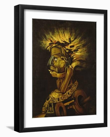 Fire-Giuseppe Arcimboldo-Framed Giclee Print