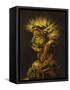 Fire-Giuseppe Arcimboldo-Framed Stretched Canvas