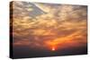 Fireball - Smoke and Haze Clouds and Sunrise at San Francisco-Vincent James-Stretched Canvas