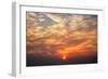 Fireball - Smoke and Haze Clouds and Sunrise at San Francisco-Vincent James-Framed Photographic Print