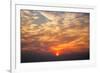 Fireball - Smoke and Haze Clouds and Sunrise at San Francisco-Vincent James-Framed Photographic Print