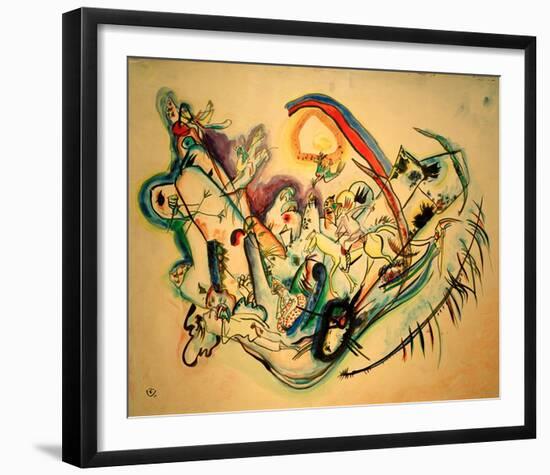 Firebird, 1916-Wassily Kandinsky-Framed Giclee Print