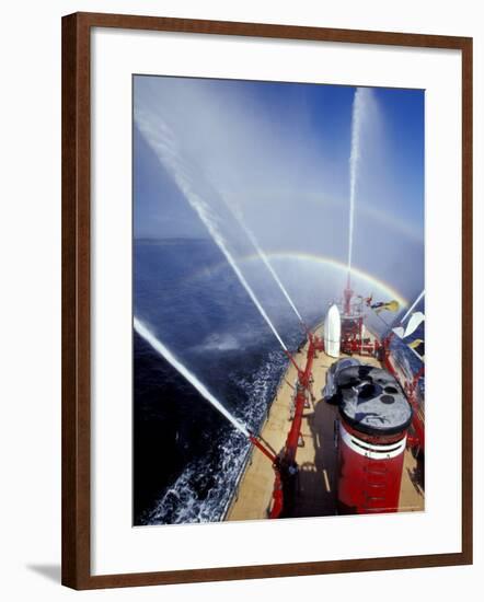 Fireboat Duwamish, Seattle, Washington, USA-William Sutton-Framed Photographic Print