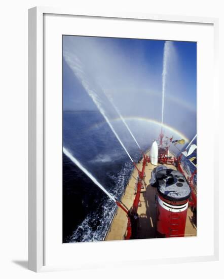 Fireboat Duwamish, Seattle, Washington, USA-William Sutton-Framed Photographic Print