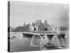 Fireboats Greeting the SS France, as It Enters the New York Harbor on Its Maiden Voyage-Ralph Morse-Stretched Canvas