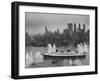 Fireboats Greeting the SS France, as It Enters the New York Harbor on Its Maiden Voyage-Ralph Morse-Framed Premium Photographic Print