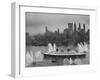 Fireboats Greeting the SS France, as It Enters the New York Harbor on Its Maiden Voyage-Ralph Morse-Framed Premium Photographic Print