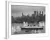 Fireboats Greeting the SS France, as It Enters the New York Harbor on Its Maiden Voyage-Ralph Morse-Framed Photographic Print