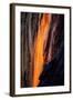 Firefall Detail, Horsetail Falls with Sun and Light, Yosemite National Park-Vincent James-Framed Photographic Print