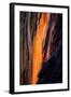 Firefall Detail, Horsetail Falls with Sun and Light, Yosemite National Park-Vincent James-Framed Photographic Print