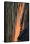 Firefall Detail, Yosemite-Vincent James-Framed Stretched Canvas