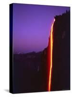 Firefall from Glacier Point at Yosemite National Park-Ralph Crane-Stretched Canvas