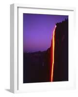 Firefall from Glacier Point at Yosemite National Park-Ralph Crane-Framed Premium Photographic Print