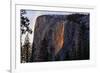 Firefall Magic South View 2016, Horsetail Falls, Yosemite National Park-Vincent James-Framed Photographic Print