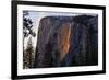 Firefall Magic South View 2016, Horsetail Falls, Yosemite National Park-Vincent James-Framed Photographic Print