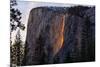 Firefall Magic South View 2016, Horsetail Falls, Yosemite National Park-Vincent James-Mounted Photographic Print