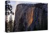 Firefall Magic South View 2016, Horsetail Falls, Yosemite National Park-Vincent James-Stretched Canvas