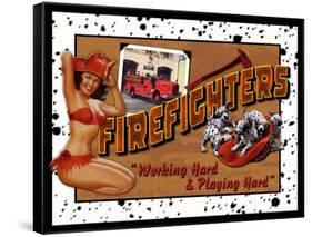 Firefighter-Kate Ward Thacker-Framed Stretched Canvas
