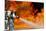 Firefighters Combat a Jp-8 Jet Fuel Fire-null-Mounted Photographic Print