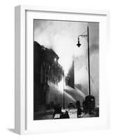 Firefighters Tackle Blaze Hatton Garden-Associated Newspapers-Framed Photo