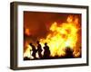 Firefighters Work the Sawtooth Complex Fire-null-Framed Premium Photographic Print