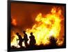 Firefighters Work the Sawtooth Complex Fire-null-Framed Photographic Print