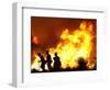 Firefighters Work the Sawtooth Complex Fire-null-Framed Photographic Print